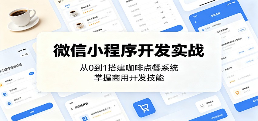 微信小程序开发实战：从0到1搭建咖啡点餐系统，掌握商用开发技能-止水留痕