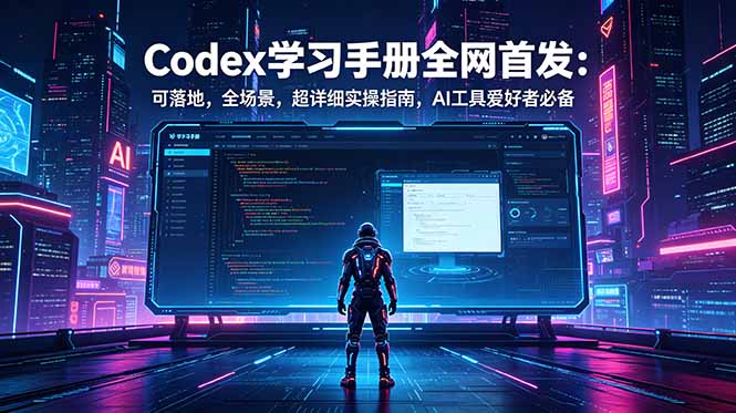 Codex学习手册全网首发：可落地，全场景，超详细实操指南，AI工具爱好者必备-止水留痕
