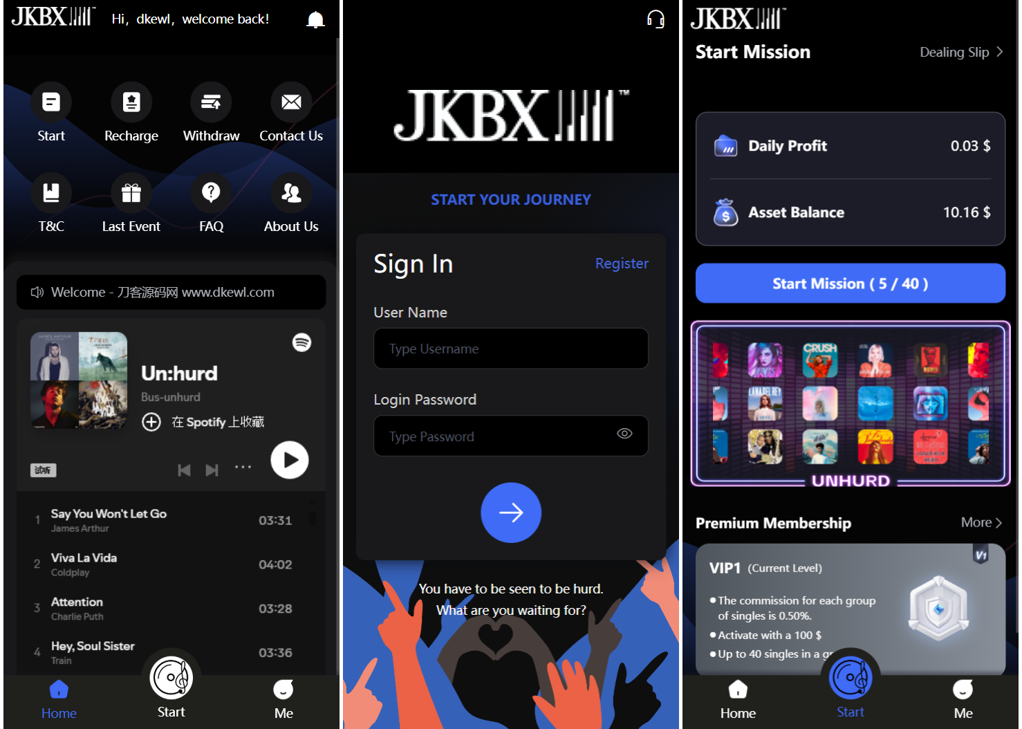 JKBX海外音乐抢单系统源码 Thinkphp框架 附教程-止水留痕