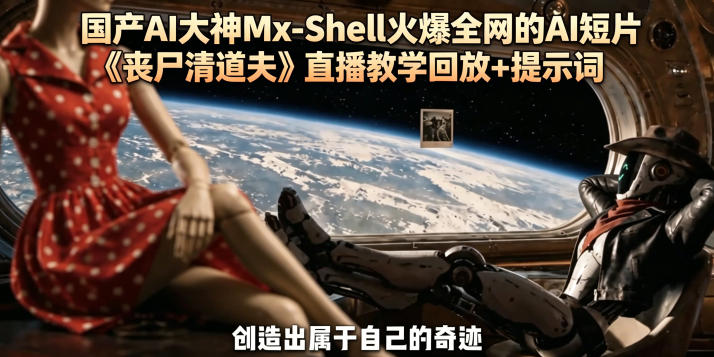 国产AI大神Mx-Shell火爆全网的AI短片《丧尸清道夫》直播教学回放+提示词-止水留痕
