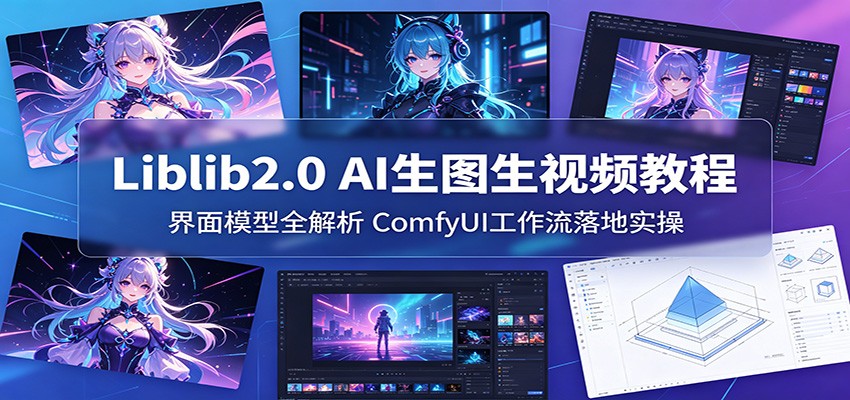 Liblib2.0 AI生图生视频教程：界面模型全解析，ComfyUI工作流落地实操-止水留痕