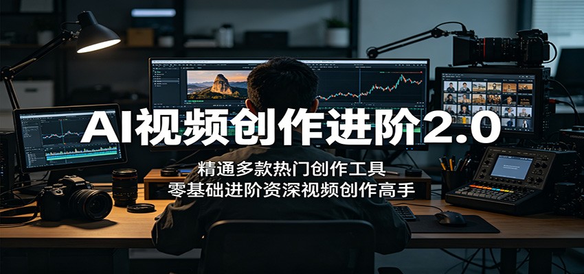 AI视频创作进阶2.0：精通多款热门创作工具，零基础进阶资深视频创作高手-止水留痕