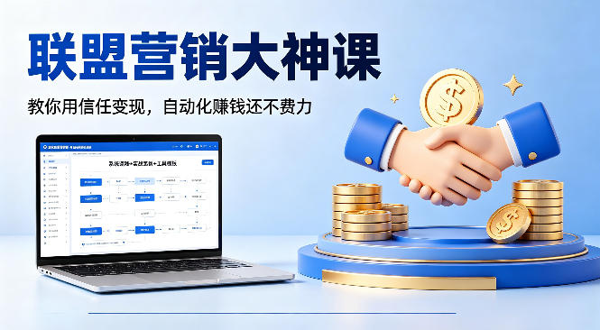 联盟营销大神课，教你用信任变现，自动化賺钱还不费力【原创双语字幕】-止水留痕