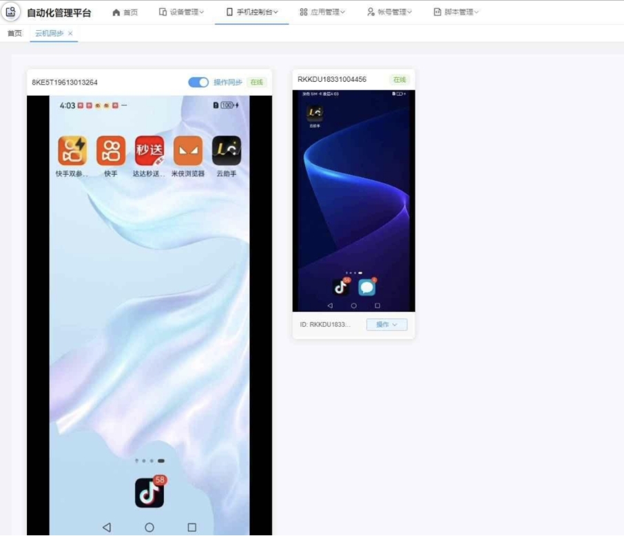 云手机群控系统源码 云手机多开群控 自动化管理程序源码-止水留痕