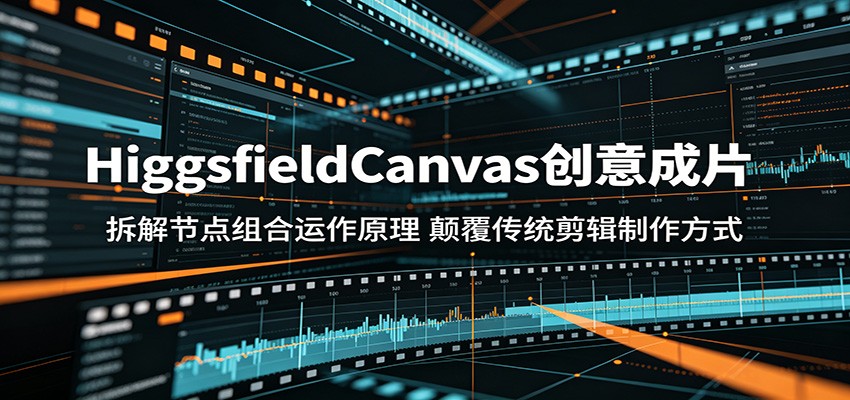 HiggsfieldCanvas创意成片：拆解节点组合运作原理，颠覆传统剪辑制作方式-止水留痕