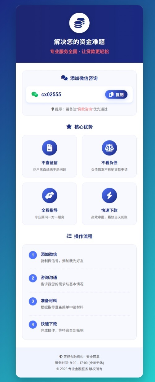 金融业务加个人微信单页源码-止水留痕