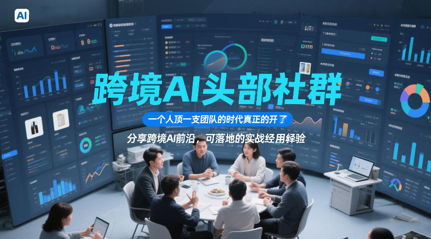 跨境AI头部社群，一个人顶一支团队的时代真正的开始了，分享跨境AI前沿，可落地的实战经验(更新5月23日)-止水留痕