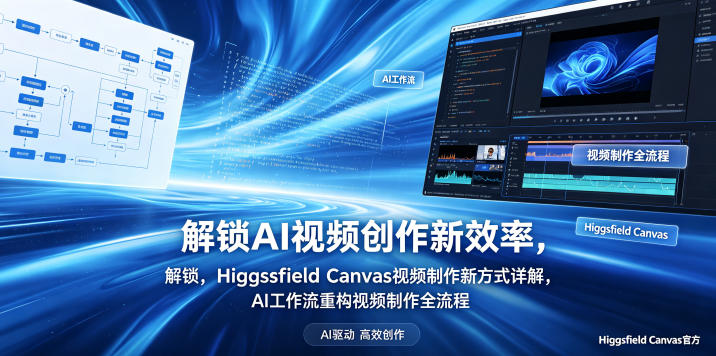 解锁AI视频创作新效率，Higgsfield Canvas视频制作新方式详解，AI工作流重构视频制作全流程-止水留痕