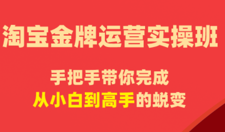飓风电商·淘宝金牌运营实操班-止水留痕